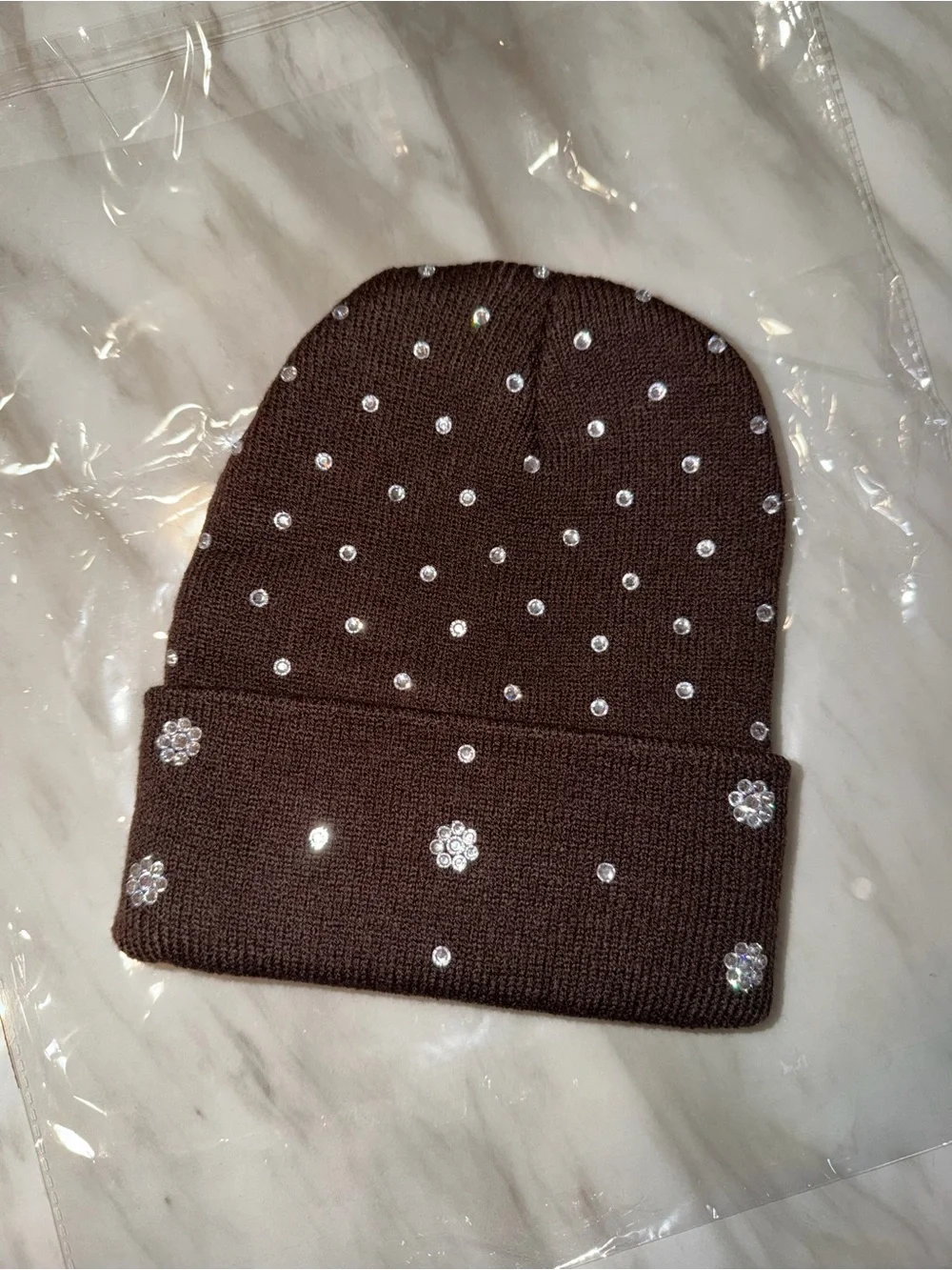 “Brown Ice” Beanie